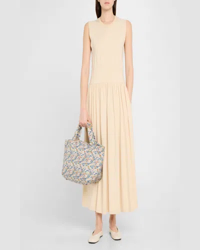 Mz Wallace Metro Deluxe Flower Quilted Tote Bag In Poppy Forest