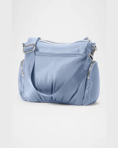 Mz Wallace Chelsea Small Crossbody Bag In Stone Blue