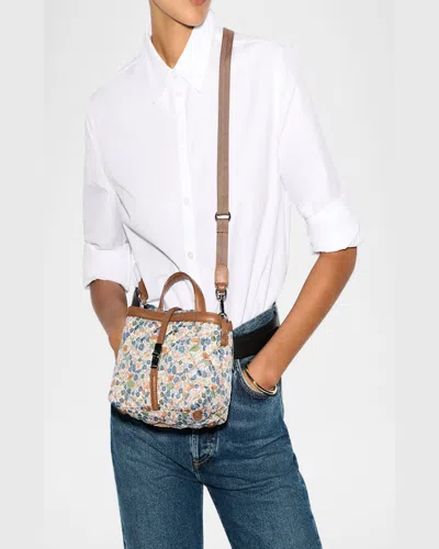 Mz Wallace Astor Mini Floral-print Quilted Top-handle Bag In Poppy Forest
