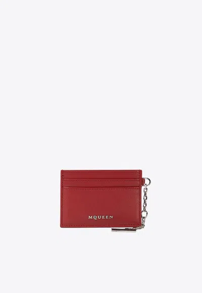 Alexander Mcqueen Alexander Mc Queen "sling" Card Holder In Red