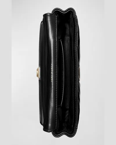 Tory Burch Kira Mini Diamond Quilted Leather Crossbody Bag In Soft Pink