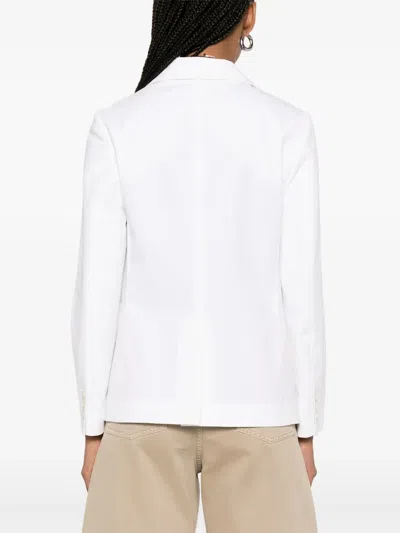 Montedoro Twill-weave Blazer In White