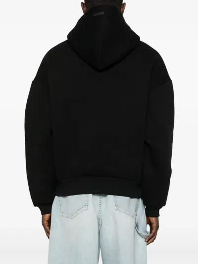 Fear Of God Cotton Eternal Sweatshirt With Embossed Logo In Black