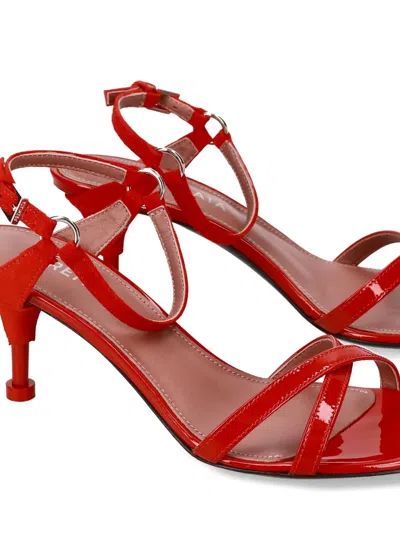 Premiata 60mm Crossed Sandals In Red