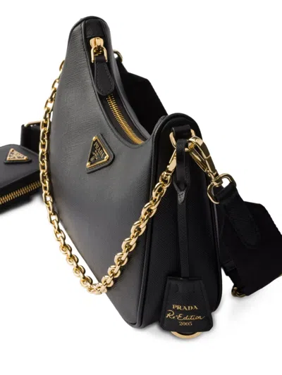 Prada Bag Re-edition 2005 In Black