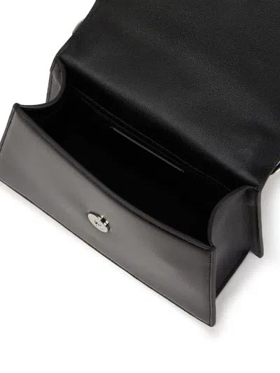 Karl Lagerfeld Small Signature Studded Cross Body Bag In Black