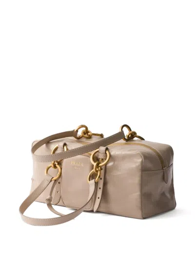 Prada Women's Powder Minidangle Handbag In Neutrals