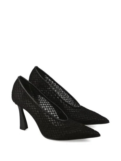 Premiata 90mm Mesh Pumps In Schwarz