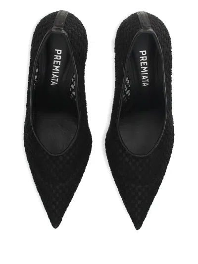 Premiata 90mm Mesh Pumps In Schwarz