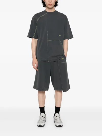 A-cold-wall* Logo-print Shorts In 灰色