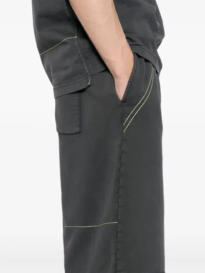 A-cold-wall* Logo-print Shorts In 灰色