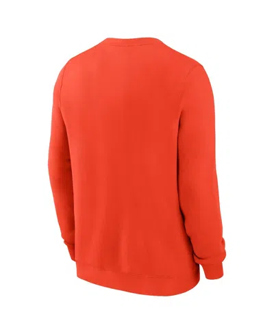 Nike Baltimore Orioles  Men's Mlb Pullover Crew In Orange