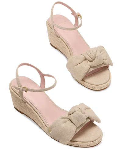 Kate Spade Women's Leandra Espadrille Wedge Sandals In Natural