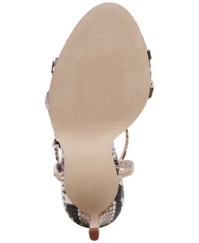 Steve Madden Ankle Strap Stiletto Sandal In Snake Multi