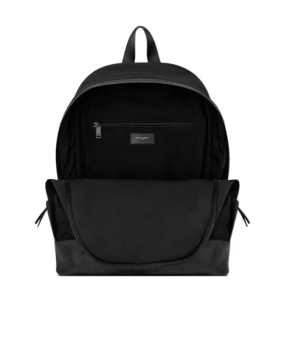 Saint Laurent Versatile Backpack Featuring Adjustable Straps In Black