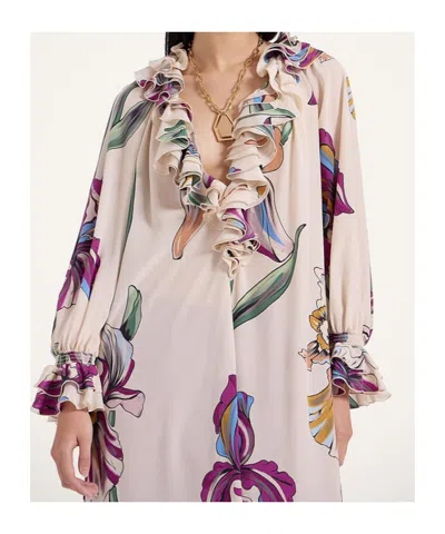 La Doublej Hey Jude! Dress In Iris Ivory