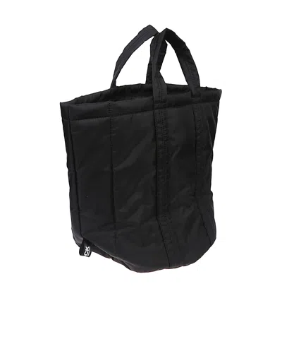 Comme Des Garçons Double Handle Tote Bag In Black