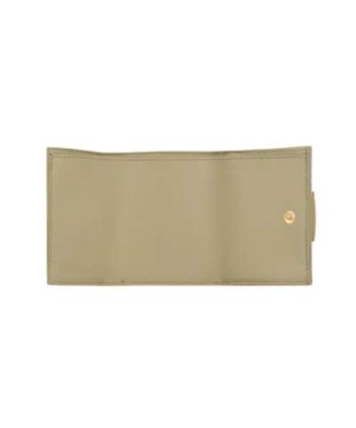 Fendi Baguette Micro Trifold In Nude