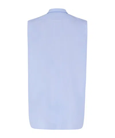 Moschino Belt Loops, Pockets And Button Closure. In Blue