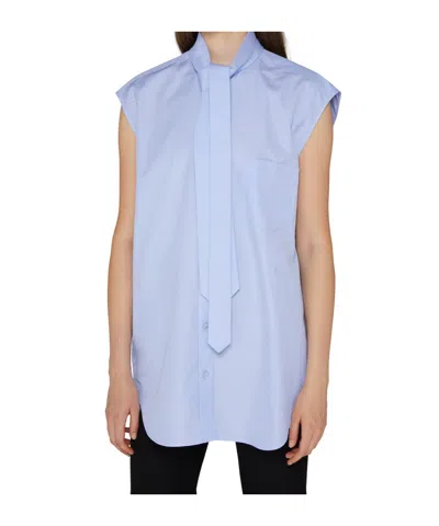 Moschino Belt Loops, Pockets And Button Closure. In Blue