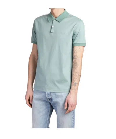 Lanvin Polo In Green Cotton In Green