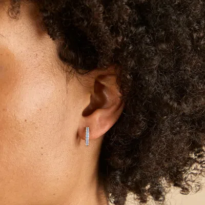 Astrid &amp; Miyu Opal &amp; Pear Charm Huggies