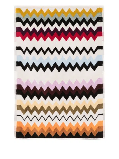 Missoni Zigzag-woven Towel (91cm X 62cm) In White