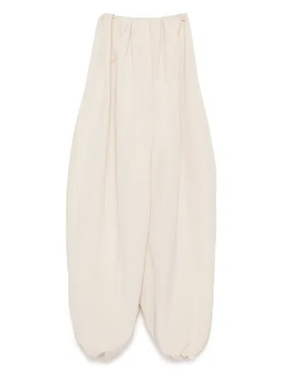 Jacquemus La Combinaison Calisson Jumpsuit In White