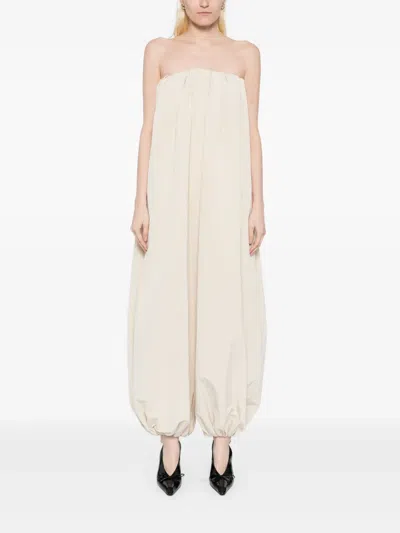 Jacquemus La Combinaison Calisson Jumpsuit In White