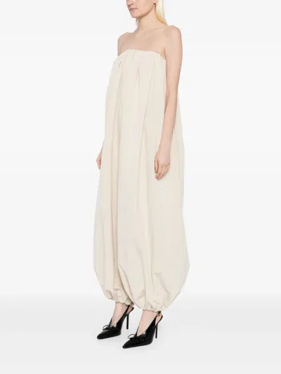 Jacquemus La Combinaison Calisson Jumpsuit In White