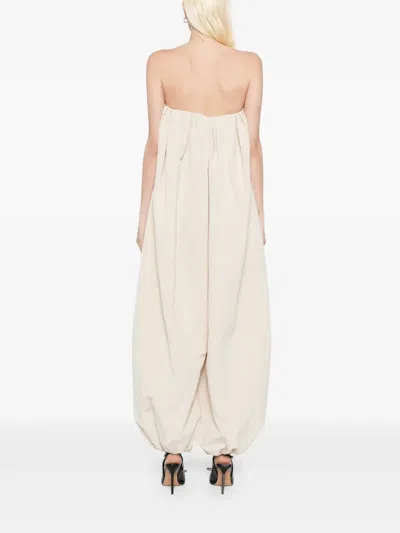 Jacquemus La Combinaison Calisson Jumpsuit In White