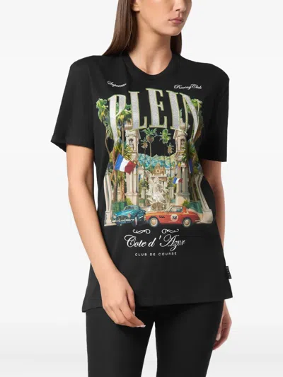 Philipp Plein Sexy Pure Vintage Racing T-shirt In Black