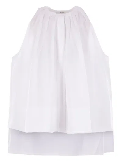 Co White Poplin Shirt In White