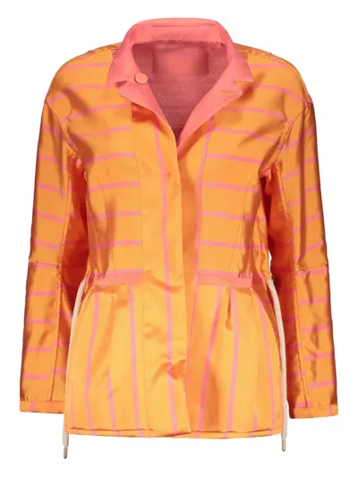 Moorer Buttoned Jacket In Pink
