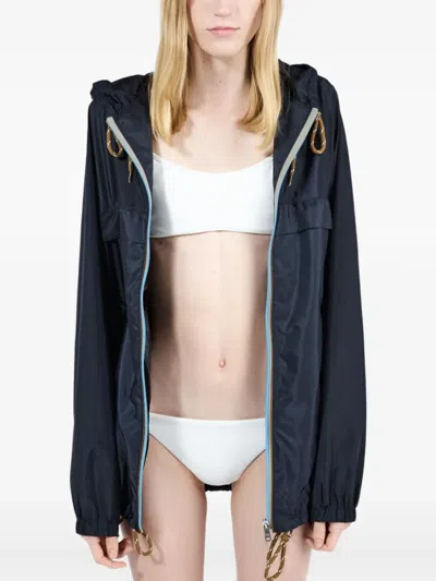 Prada Tie-side Bikini Bottoms In White