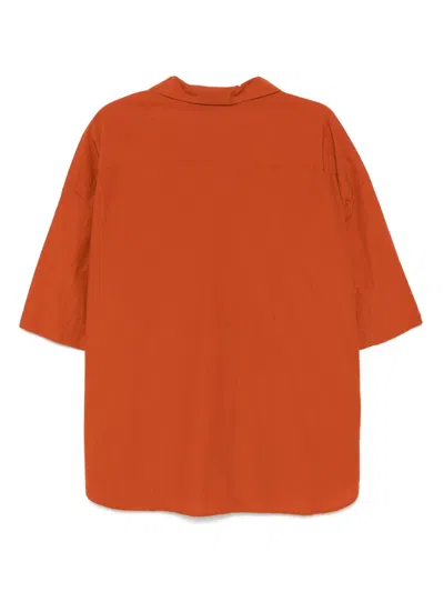 Forme D'expression Camp Shirt In Orange