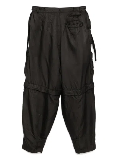 Toga Cargo Trousers In Black