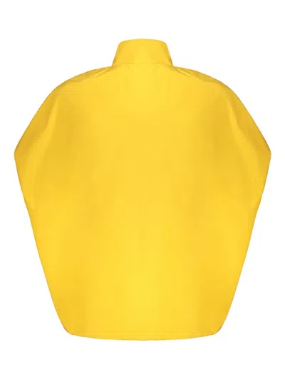 Moorer Techno Fabric Jacket In Yellow