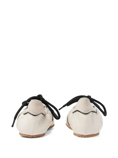 Scarosso Riley Lace-up Sneakers In White