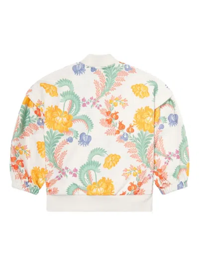 Etro Floral-patterned Bomber Jacket In Neutrals