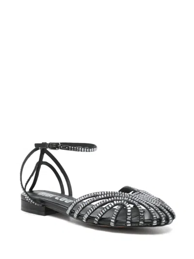 Bibi Lou Serabi Flats In Black