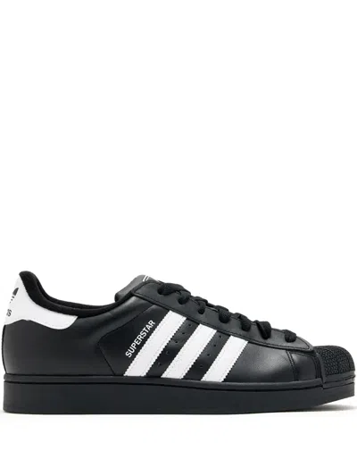 Adidas Originals Superstar Foundation "black/white" Sneakers In Black