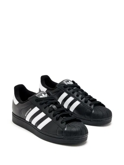 Adidas Originals Superstar Foundation "black/white" Sneakers In Black