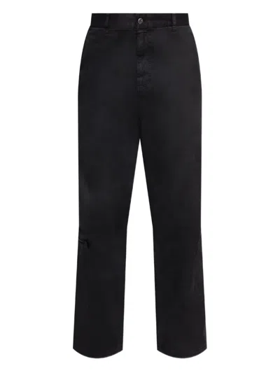 Represent Cargo Pant With Belt Loops And Side Pockets In Black