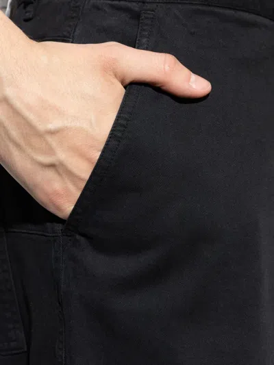 Represent Cargo Pant With Belt Loops And Side Pockets In Black