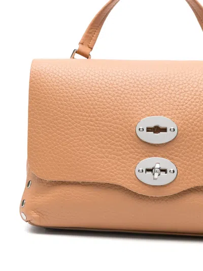 Zanellato Postina Daily Small Leather Handbag In Brown