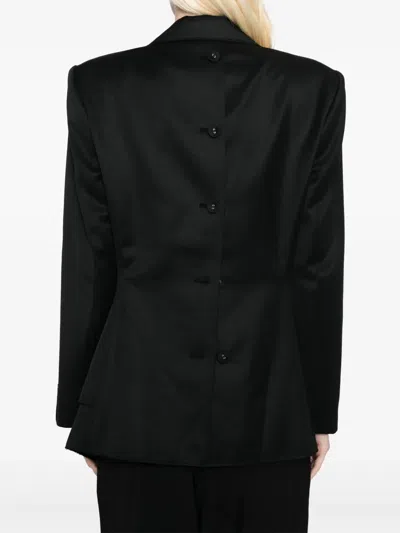 Rokh Double Layered Blazer In Black