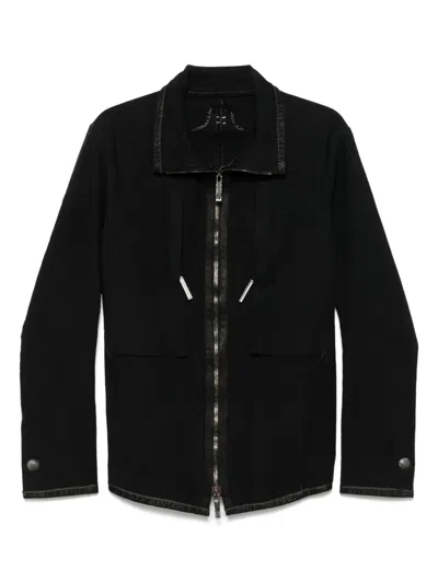 Isaac Sellam Experience High-neck Zipper-pockets Jacket In Black