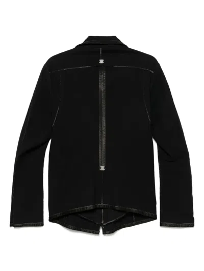 Isaac Sellam Experience High-neck Zipper-pockets Jacket In Black