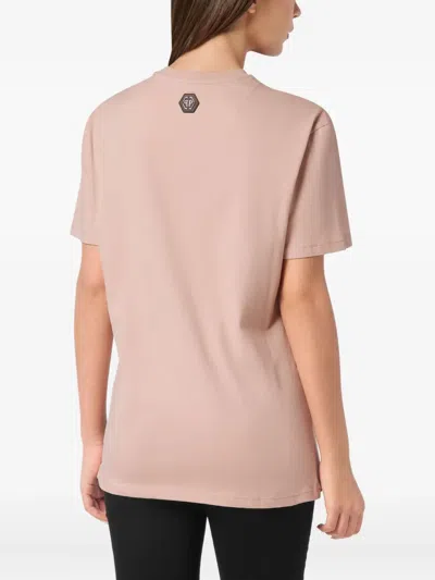Philipp Plein Sexy Pure Vintage Racing T-shirt In Pink